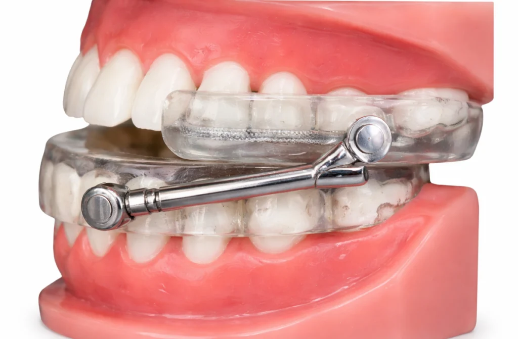 Plaque palatine & Bielle de herbst Dr Déborah Fellous | Orthodontiste à Charenton-le-Pont